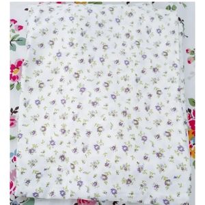 New Purple Floral King Sheets